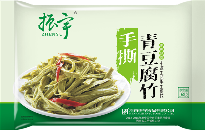 振宇168g手撕青豆腐竹